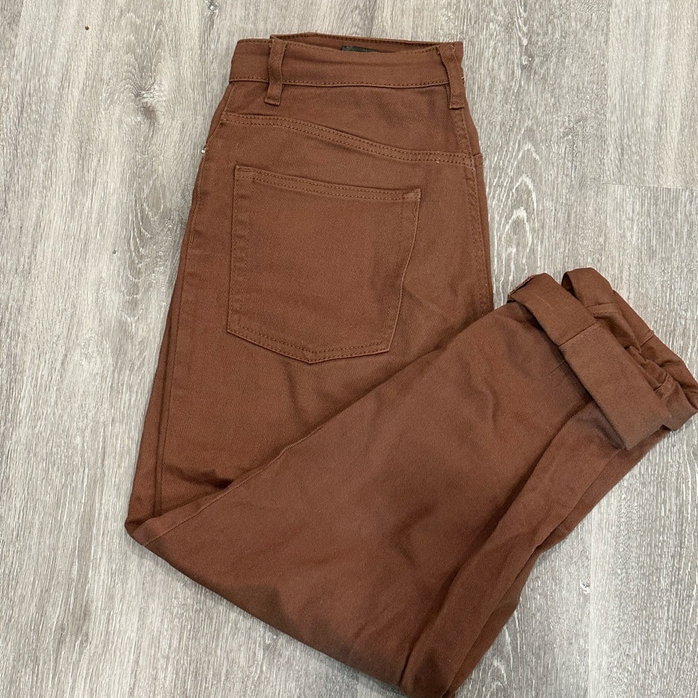 Brown Casual Pants
